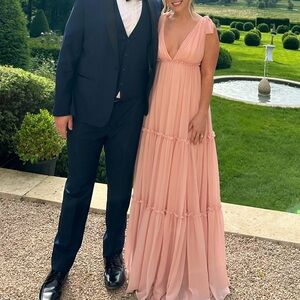 Mac Duggal Blush Maxi Dress